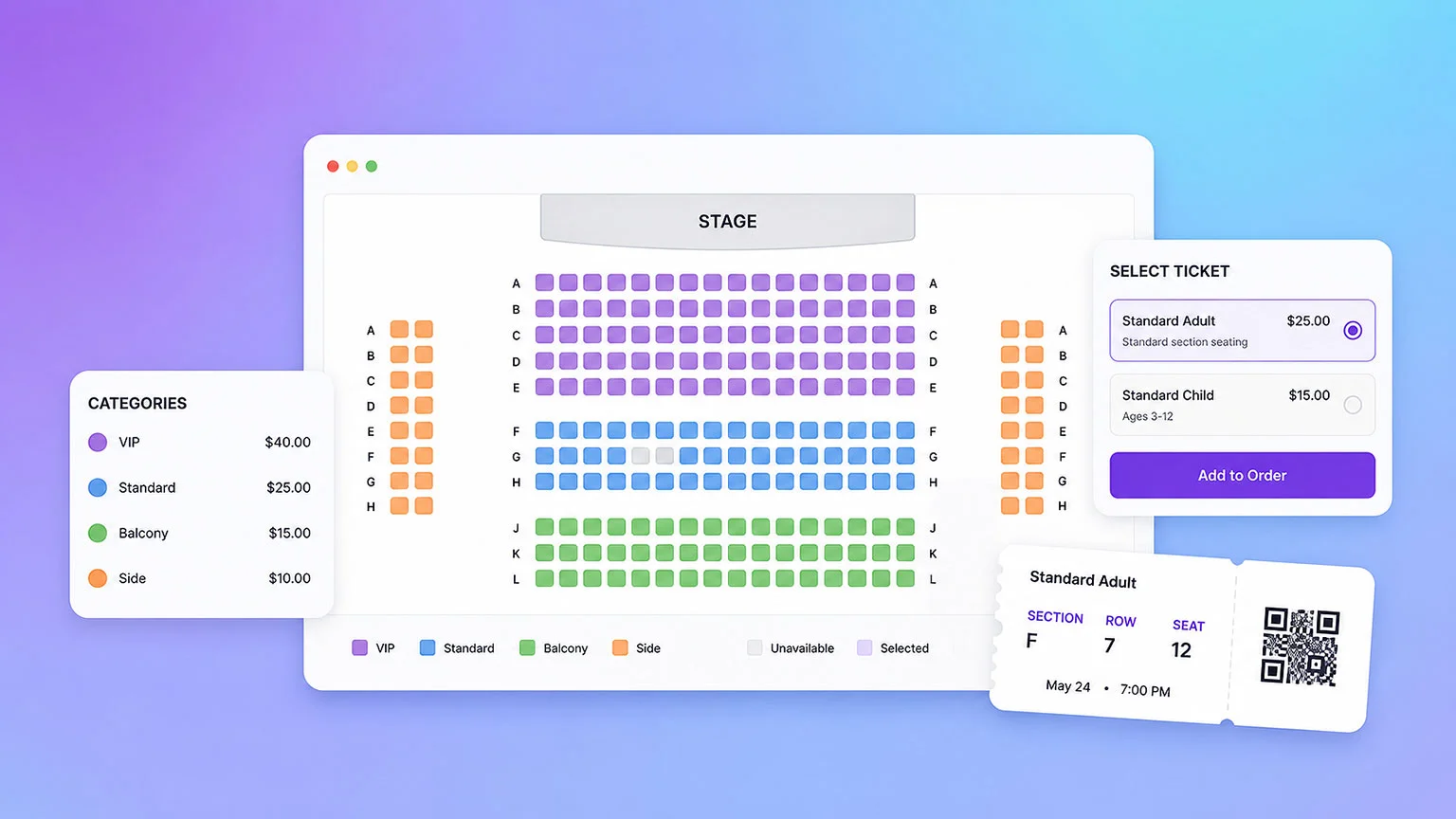 How to Create Seating Charts and Sell Seated Tickets with TicketsCandy